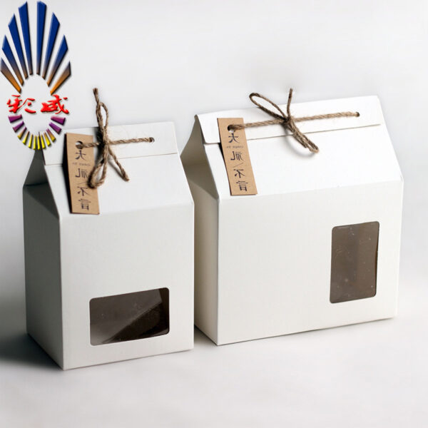 WINDOW PAPER BAG WITH JUTE ROPE - Image 3