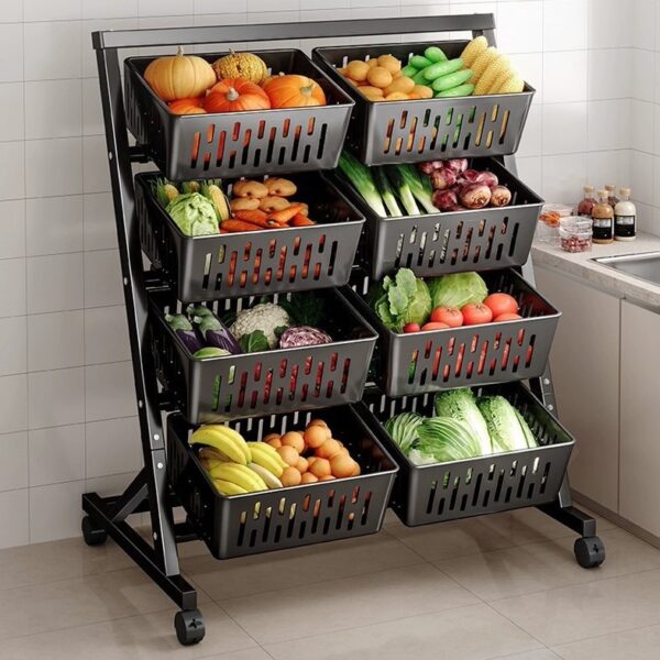 8Basket Multi Layer Rack