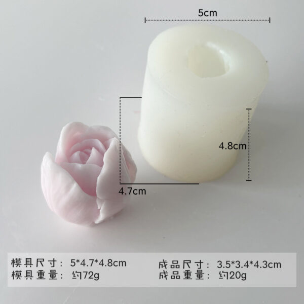 Tulip Rose Flower Mold