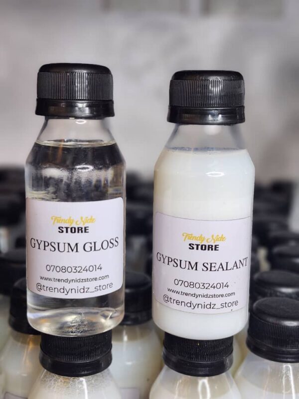 GYPSUM SEALANT AND GLOSSY