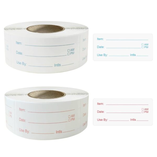 Date and Item Label