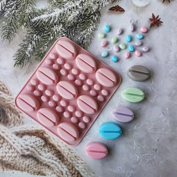 Mixed size coffee bean mold