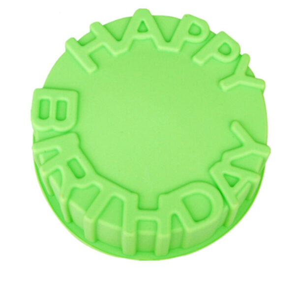 ROUND HAPPY BIRTHDAY MOLD