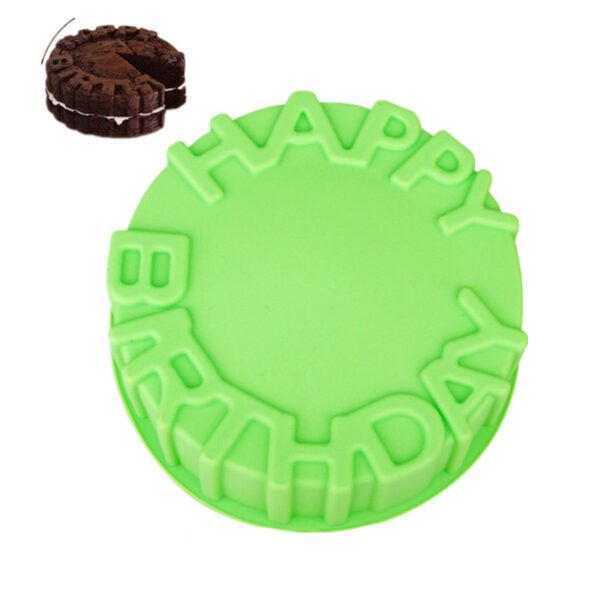 ROUND HAPPY BIRTHDAY MOLD - Image 2