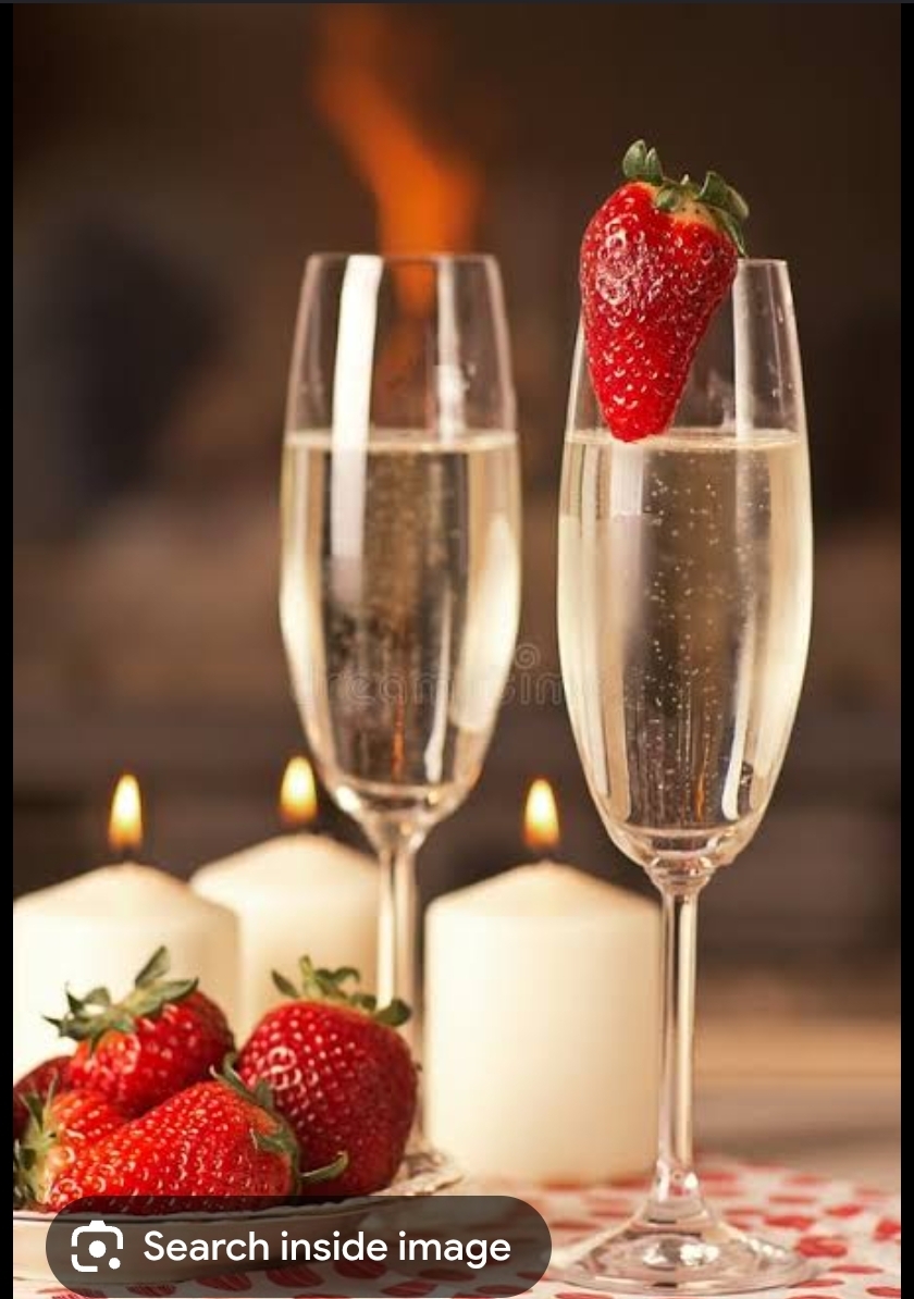 Wild Strawberry and champagne